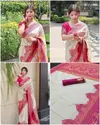 MF1460 Soft Lichi Silk Designer Wedding Sarees Wholesale Price In Surat